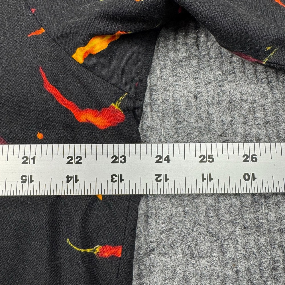 Vtg 90s Scorpio Camp Shirt Mens XL Short Sleeve Chili Pepper Print Made in USA - Picture 7 of 8